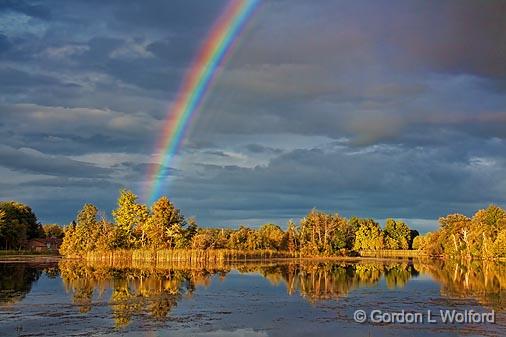 Rideau Canal Rainbow_21259.jpg - Rideau Canal Waterway photographed near Smiths Falls, Ontario, Canada.